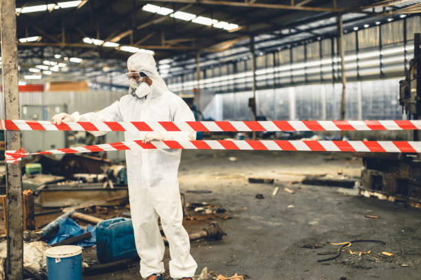 Professional Drug Lab Cleanup technician working in Chambers, NE